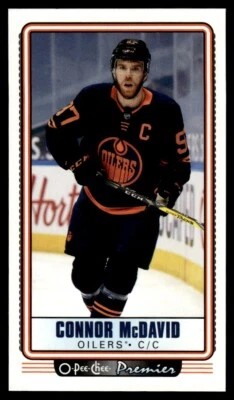 2021-22 O-Pee-Chee Premier Tallboys Connor McDavid Edmonton Oilers #P-1 - Image 1 of 2