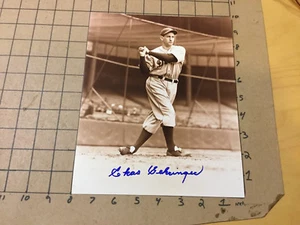 Original SIGNED Baseball item: CHARLES GEHRINGER signed PHOTO - Picture 1 of 3