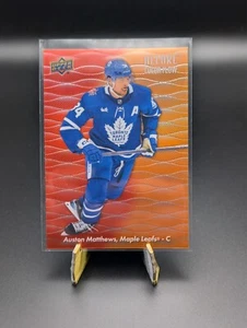 2023-24 Upper Deck Allure Auston Matthews #CF-24 Color Flow Red-Orange - Picture 1 of 2