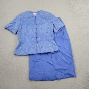 Adrianna Papell 2-Piece Suit Womens 6 Jacket Sport Coat + 6 Pencil Skirt 26x28 - Picture 1 of 14
