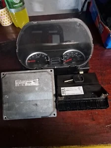 FORD FIESTA MK6 BENZIN STEUERGERÄT KIT KOMPLETT 4S6112A650EA ORIGINAL C2 - Bild 1 von 5