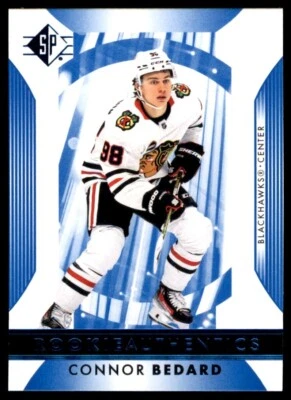 2023-24 UD SP Hockey Blue Rookie Authentics - Pick From List - U Pick - RC - Image 1 of 2