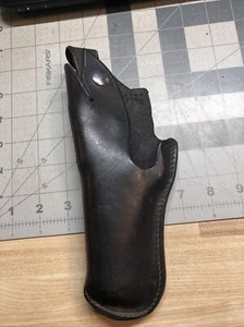 Vintage- Bucheimer- L.A.Calif  Clark LH Black Leather Holster - Picture 1 of 6