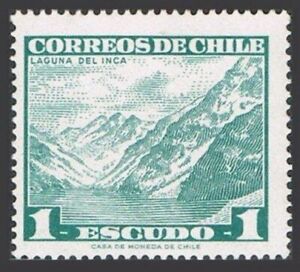 Chile 329A two stamps, MNH. Michel 676. Inca Lake, 1967.