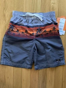 NWT Big Chill Boys Swim Trunks Quick Dry Board Shorts UPF 50 Swim Suit Size 5 - Picture 1 of 11