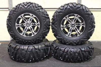 CAN AM OUTLANDER 570 25" QUADKING ATV TIRE & VIPER M/B WHEEL KIT CAN1CA BIGGHORN - Image 1 of 4