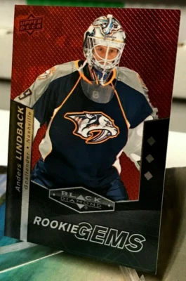 ANDERS LINDBACK RC #35/100 RUBY RED BLACK DIAMOND #172 ROOKIE GEMS EXCLUSIVES - Image 1 of 2