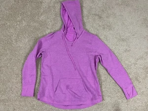 Tek Gear Pullover Hooded Jacket Womens XL Drawstring Athletic Fit Pockets Purple - Picture 1 of 11
