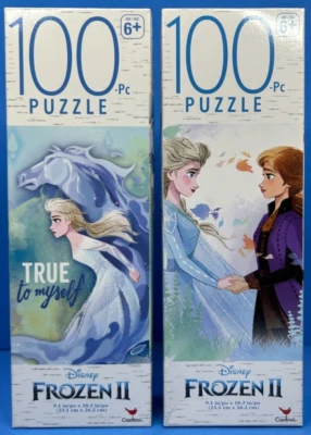 Disney Frozen II 100 piezas Puzzles Lote de 2 Cardenales Nuevos/Sellados de Fábrica Foto 1 de 4