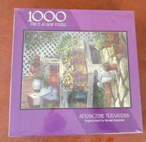 1000 Piece Springtime Treasures Bits & Pieces brand, New Sealed - Picture 1 of 7