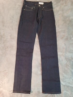 Pantalones de mezclilla Gustin #11 Standard Cone Mills Selvage 12,5 oz azules calce recto para hombre 30 Foto 1 de 4