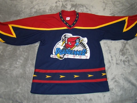 Vtg CCM Mens S Phoenix Roadrunner 1990s AK IHL Minor League Blank Hockey Jersey Cover