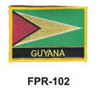 2-1/2'' X 3-1/2" Guyana  Flag Embroidered Patch
