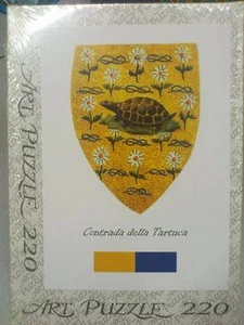 PUZZLE DELLE CONTRADE SIENA - TARTUCA - Art Puzzle 220 pezzi - Contrada Palio - Picture 1 of 1