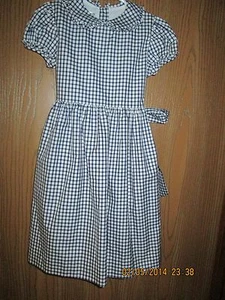 The Magic Wardrobe Blue Checkered Dress Size 6 - Picture 1 of 5