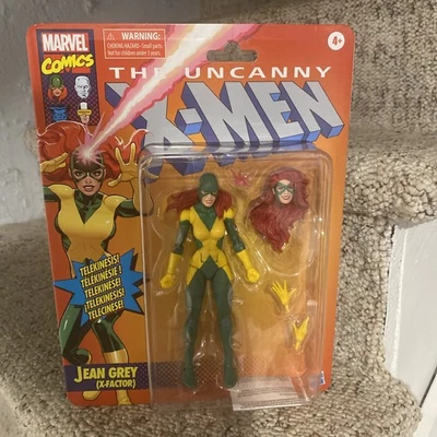 Figura de acción retro de Jean Grey (Factor X) de 6 pulgadas de Marvel Legends Foto 1 de 2