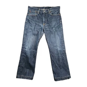 Polo Ralph Lauren Jeans Men 33x30 (34x28) Dark Blue Vintage 67 Straight Denim - Picture 1 of 8