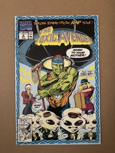 Toxic Avenger #9 (199) ¡Estúpido edición de rap fresco! Impresión baja Marvel Difícil de encontrar - ¡En muy buen estado/casi nuevo!! - Imagen 1 de 10