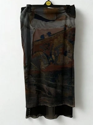 Bershka Sheer Mesh Skirt - Image 1 of 3