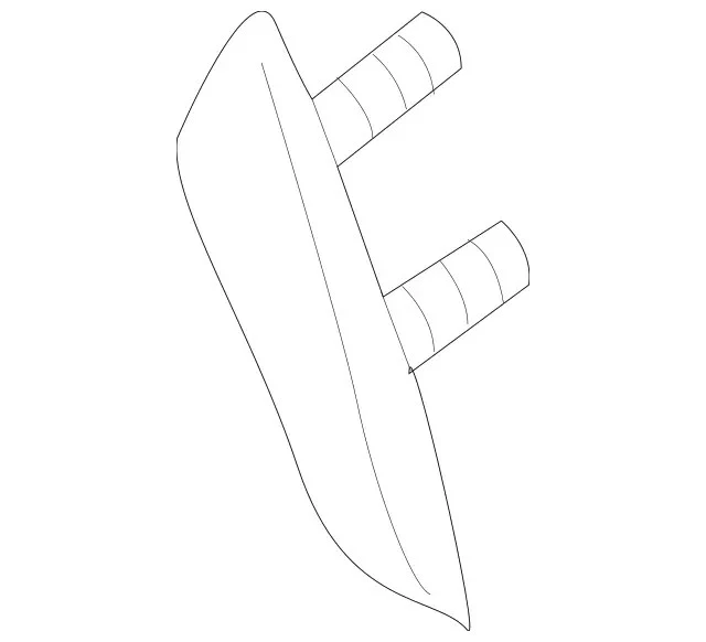 Genuine Mercedes-Benz Side Spoiler 117-885-88-00 Foto 1 de 1