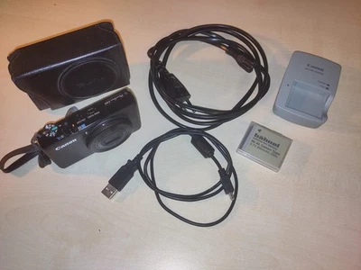 Canon PowerShot S95 + 2 Akkus + Ladegerät + Zubehörpaket - Zustand wie neu! - Bild 1 von 4