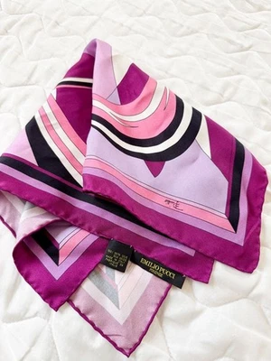 Шарф Emilio Pucci, 100% шелк, сделано в Италии - Изображение 1 из 4