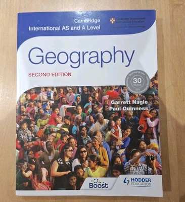 Cambridge International AS and A Level Geography second edition by Garrett Nagle - Image 1 of 2