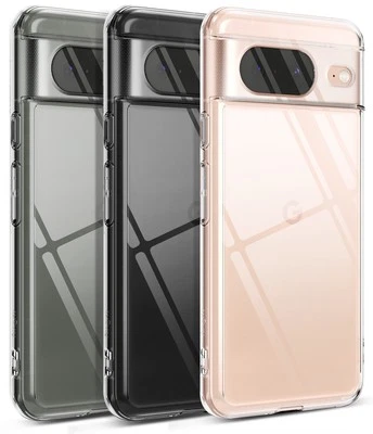 Funda Transparente Ringke Fusion para Google Pixel 8 Mate Antihuellas TPU Cubierta Foto 1 de 3