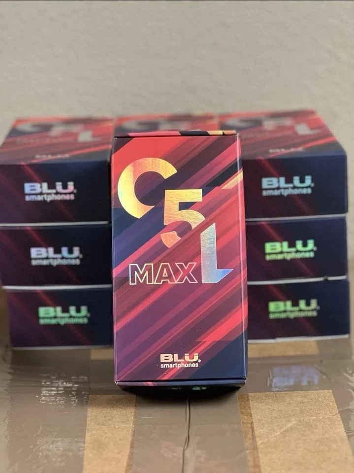 BLU C5L MAX (Unlocked) Black 16GB 2GB RAM 5.7" Quad-Core Android 13 - Image 1 of 4