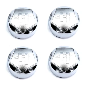 Set of 4 Helo Chrome Center Cap 3.5" 88mm OD for HE789 HE791 5X127 5x135 6x135 - Picture 1 of 7