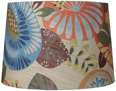 Pantalla Lámpara Tropic Mediana 14" Superior x 16" Inferior x 11" Altura (Araña) Repuesto Foto 1 de 4