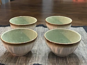 Laurie Gates California Design Obst-/Dessertschalen Steingut braun/blau 4er Set - Bild 1 von 22