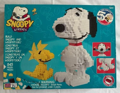 1999 Mega Bloks Ritvik 3015 Build Snoopy and Woodstock BNIB Sealed - Image 1 of 4