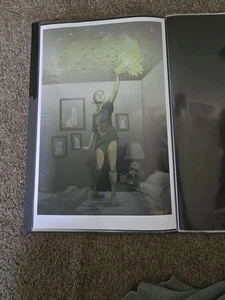 Chiara Bautista signierter Druck 17" x 11" Mädchen berührt die Sterne - Bild 1 von 4