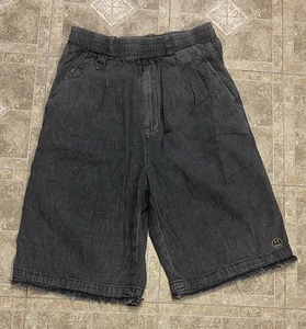Drew House Lightweight Denim Long Shorts Black Size Medium - Picture 1 of 10