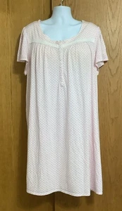 CAMISÓN MUJER TALLA 4X (26W-28W) ROSA MANGA CORTA DEBAJO DE LA RODILLA PUNTO PAISLEY - Imagen 1 de 5