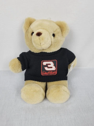 NASCAR Dale Earnhardt #3 Teddy Bear Vintage Collectible Plush Ensemble Hallmark Cover