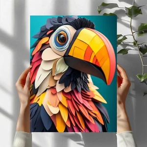 Tukan Vogel Premium Poster Schöne Wanddeko Dekoration in 40X30 cm - Bild 1 von 1