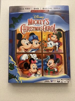 Disney Mickey's Christmas Carol Multi Screen Bluray+DVD+Digital HD SE Slipcover - Image 1 of 4