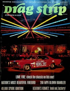 Drag Strip Magazine September 1967 Dee Keaton Komet Steve Bovan Grant Rambler - Picture 1 of 2