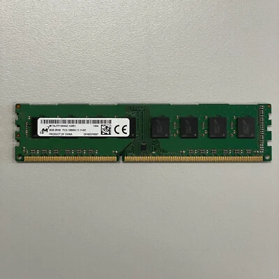 Micron 8GB DDR3 RAM PC3-12800 1600MHz non-ECC Unbuffered MT16JTF1G64AZ-1G6E1 - Image 1 of 4