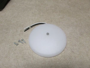 LED 4 3/8" Surface Mount Round Dome Interior Light White Lens- W/ Switch - RV 4" - Picture 1 of 6