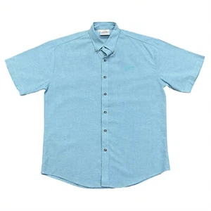 Vintage 1989 McDonald’s Crew Uniform Employee Button Up Shirt Men’s Large - Picture 1 of 4