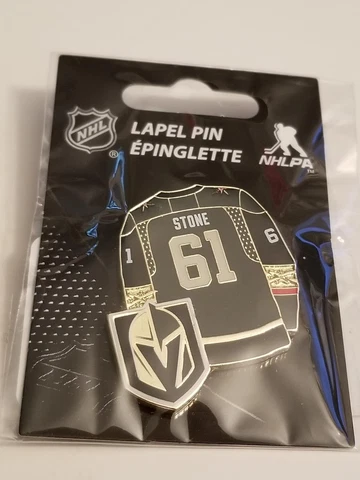 Mark Stone 61 Vegas Golden Knights Jersey JF Sports NHL Hockey Lapel Pin 2894 Cover