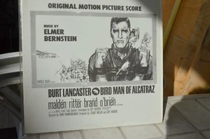 BIRD MAN OF ALCATRAZ - Elmer Bernstein  Very Rare Limited Edition 500 Produced - Afbeelding 1 van 2