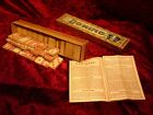 Vintage Boxed Set of DOMINOES by The Embossing Co Inc-EX cond- w/ Instructions