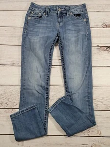 Miss Me Signiture Skinny Jeans Womens Size 27 Embellished P5 - Picture 1 of 7