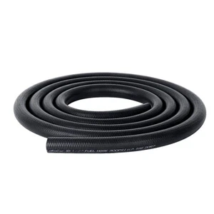 LokoCar ID 1/2 Fuel Hose Line Push Lock NBR Rubber SAE 30R7 10FT 300PSI Black - Picture 1 of 13