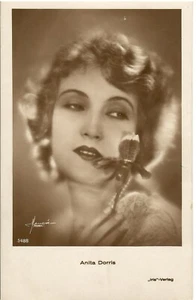 1920's RPPC Postcard ~ Lovely Actress "Anita Dorris" ~ Nice Tone ~ Unposted - Picture 1 of 3