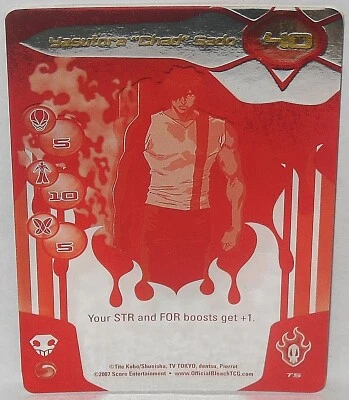 2007 Bleach TCG CCG: Yasutora " Chad " Sado t5 Red Chrome Foil Shonen Jump card - Image 1 of 2
